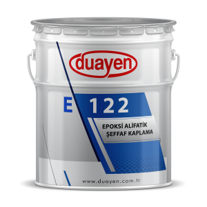 E-122 İki Komponentli Şeffaf Epoksi Döküm Reçinesi